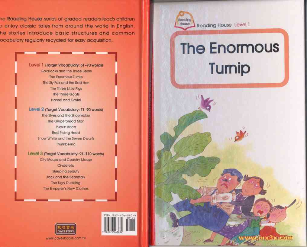 1级 1-2-TheEnormousTurnip -- 绘本听读宝在线台词全文
